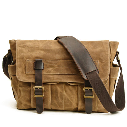 Retro Men's Shoulder Bag European And American Fashion Computer Messenger Bag