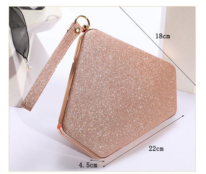 Women's Fashionable Hand Bill Of Lading Shoulder Bag Reflective Gloss