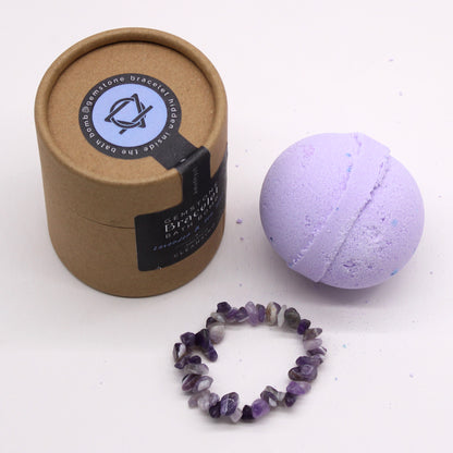 Amethyst Gem Bracelet Bath Ball