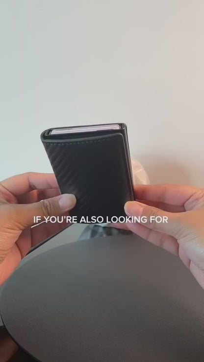 Credit Card Holder Smart Minimalist Wallet Pocket Men Women Slim Cardholder Bank Secure Creditcard Case